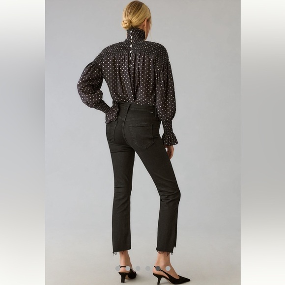 MOTHER The Insider Mid-Rise
Crop Step Fray Jeans - Picture 7 of 9